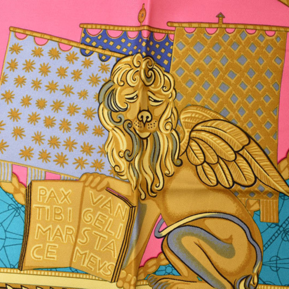 HERMES Authentic Black Silk Scarf - Picture 5 of 9